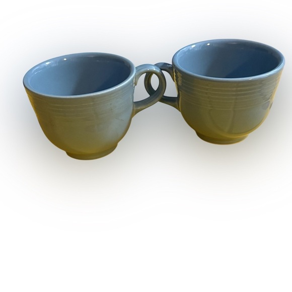 Fiesta Homer Laughlin Mug Set (2) - light blue - Picture 1 of 7